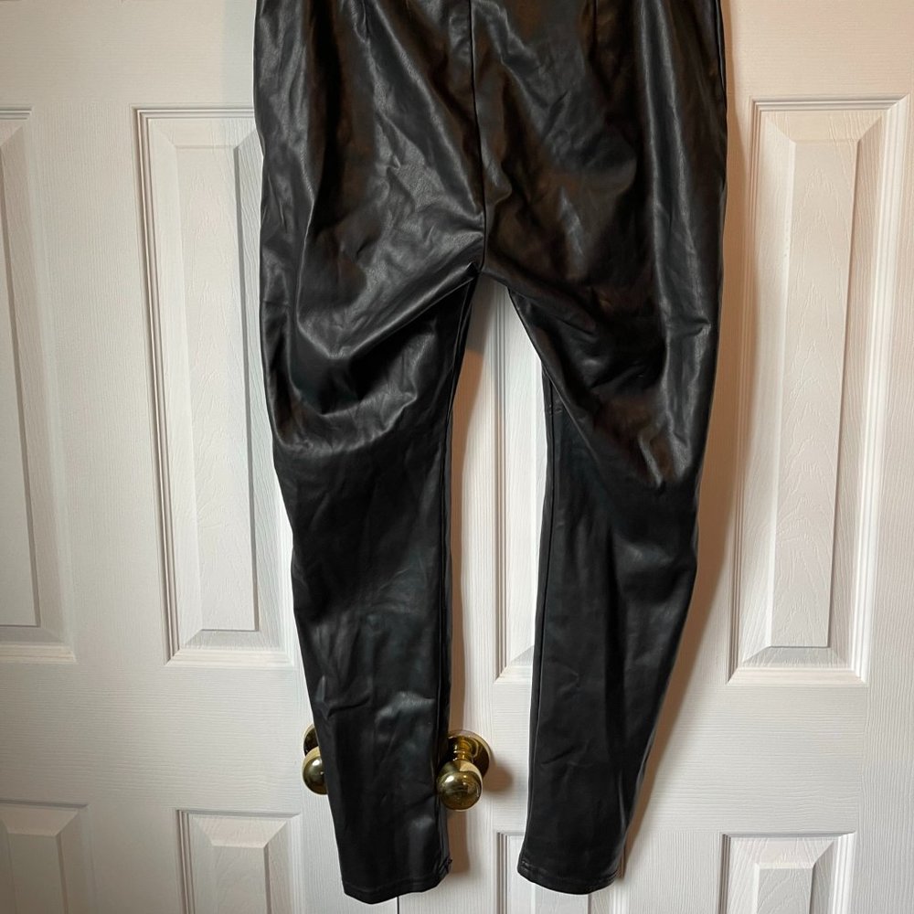 Black Pleather Pants